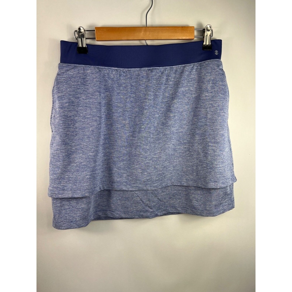 IZOD Golf Skort Women's Sz S Purple Stretch Pull On Side Pockets 2 Tier